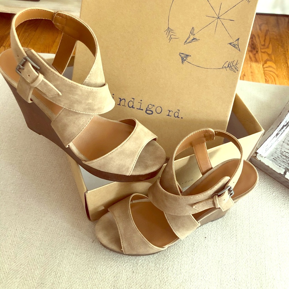 Strappy Wedge Sandals